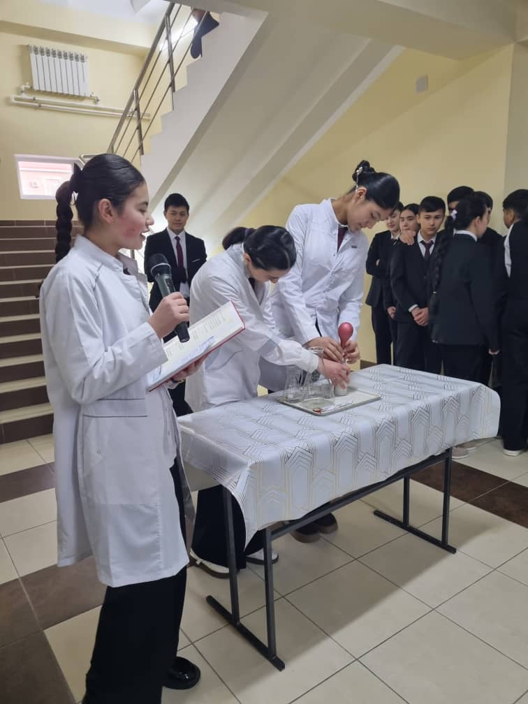 Лабораторное выступление учащихся по химии