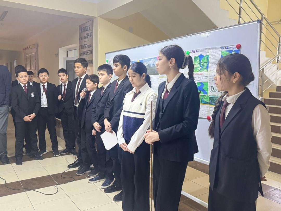 Открытие Недели естественных наук в школе имени П.Пулатова