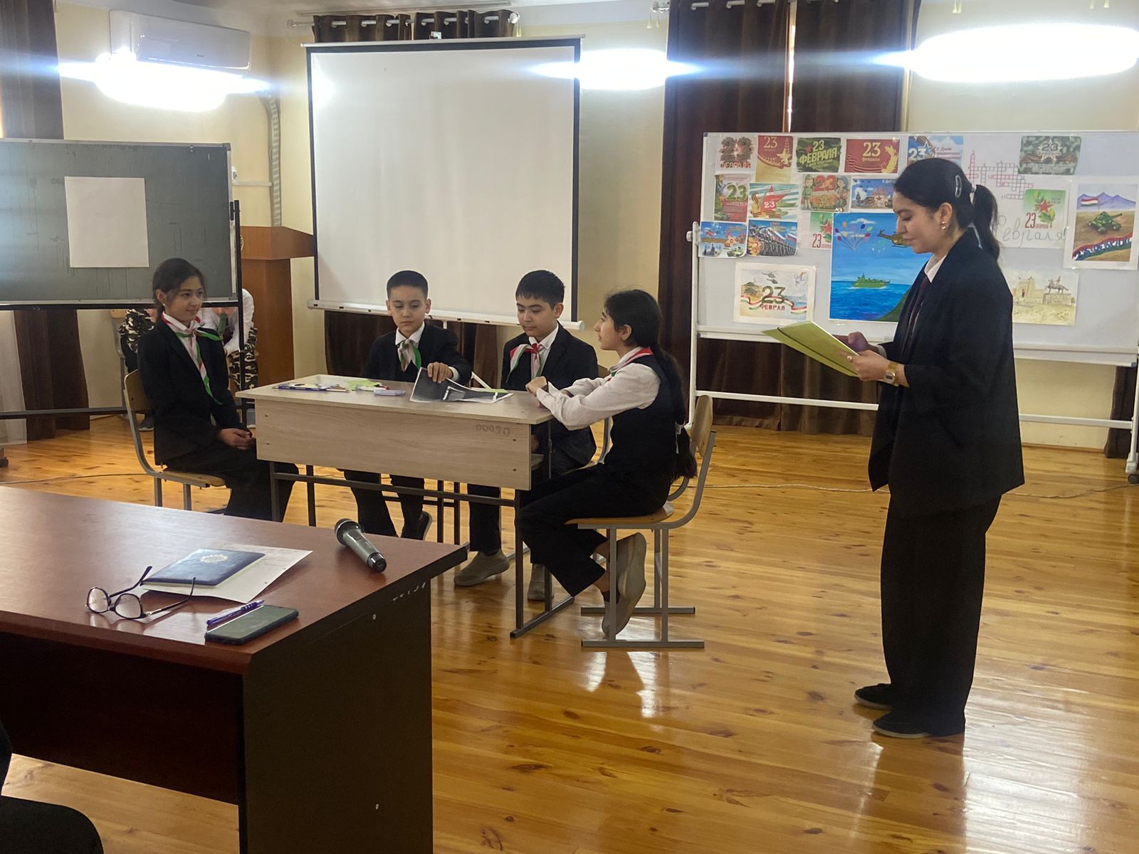 Встреча учащихся с воинами-интернационалистами