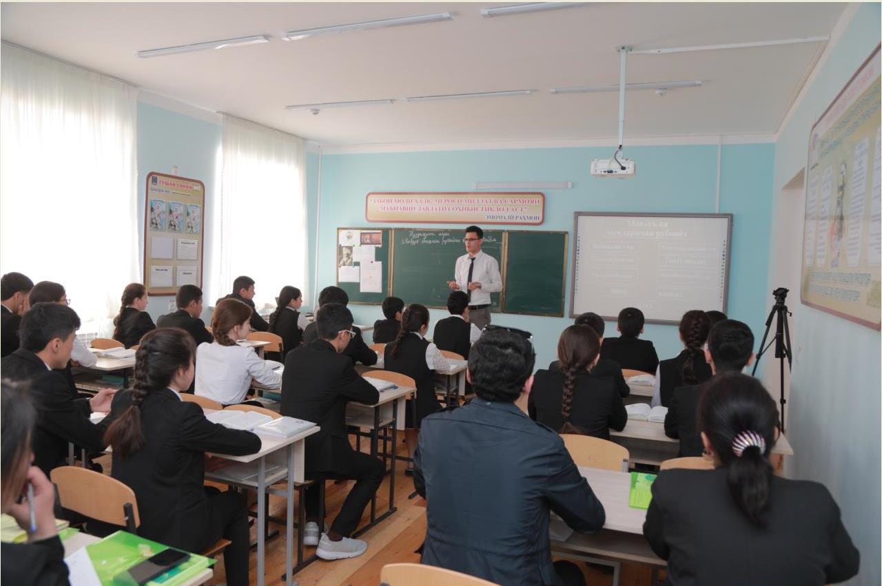 Пример урока по таджикской литературе для 10 класса А, преподаватель Зокиров С.Ф.