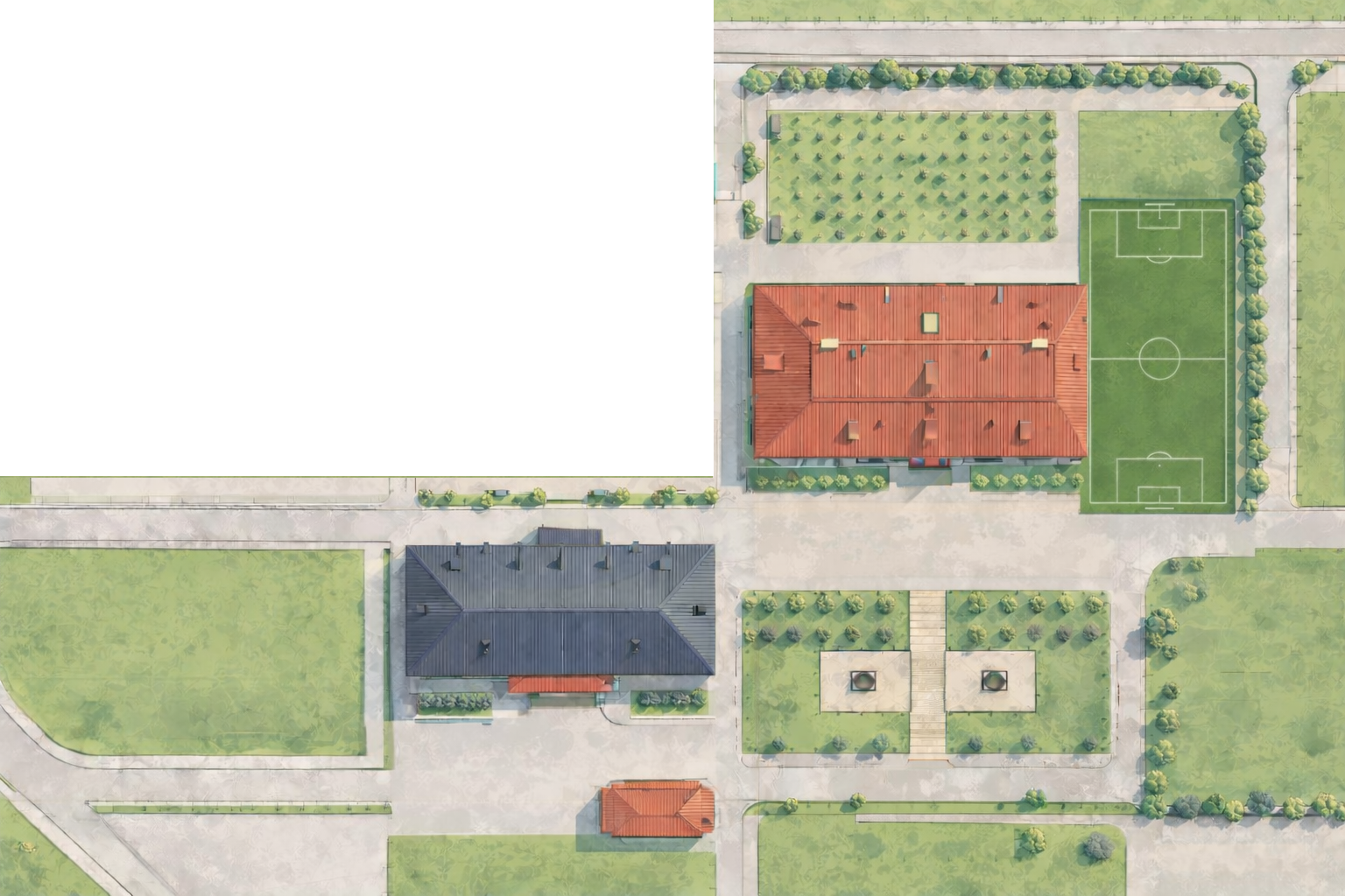 Updated school campus plan